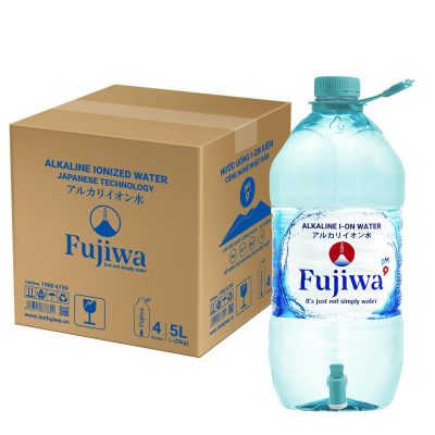 Bình Nước có vòi 5L FUJIWA Thùng 4 chai