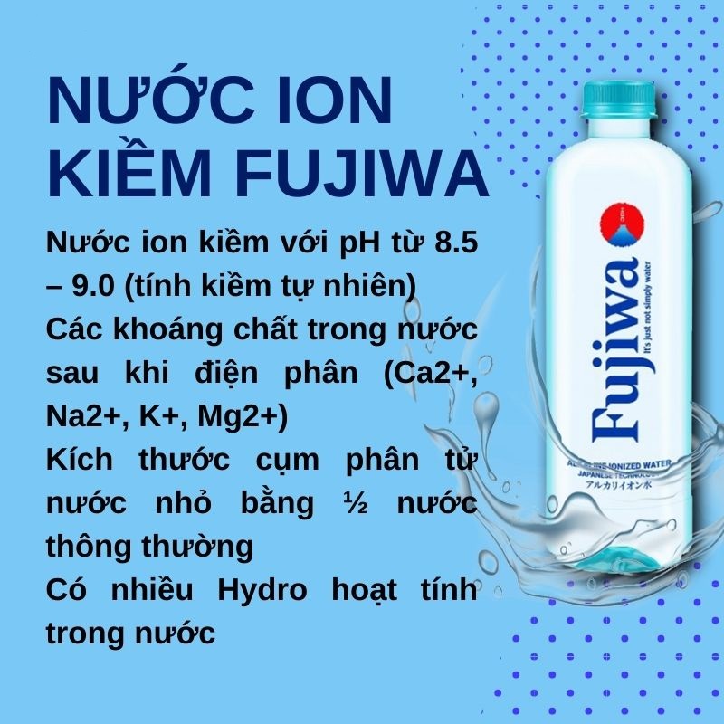 Tác dụng của Nước Kiềm FUJIWA