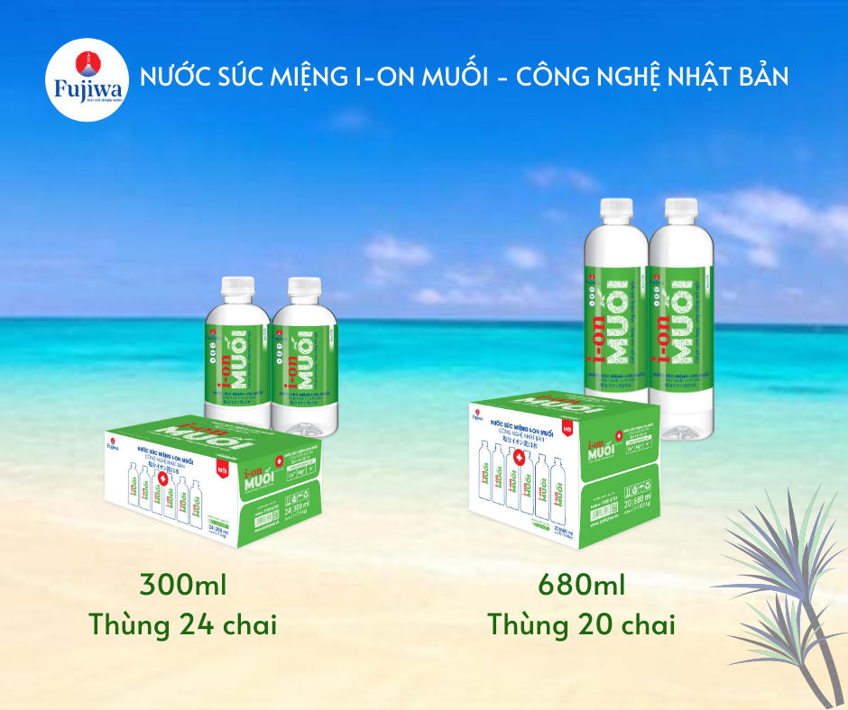 Nước súc miệng Ion Muối FUJIWA